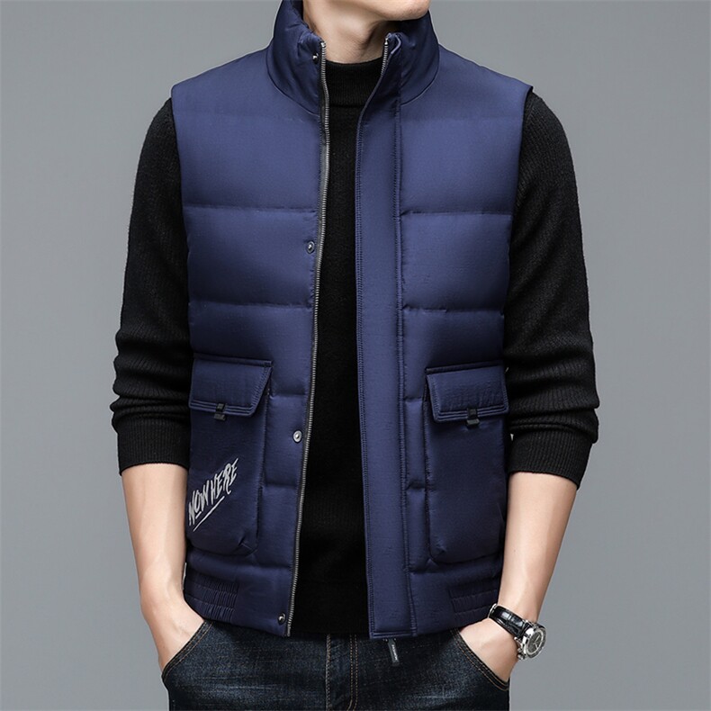 CXYF59387钱塘2020-2中青年男士冬季马甲厚款时尚休闲羽绒服P137，男装羽绒服，钱塘207-2