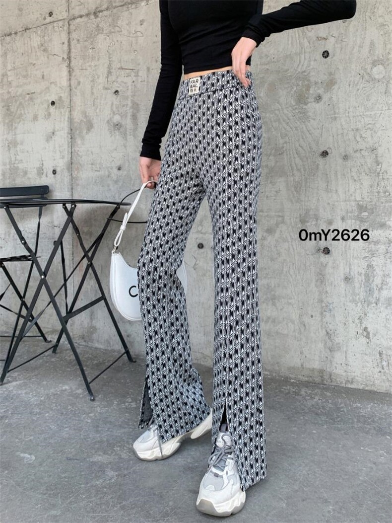 冬装W字母喇叭裤，其它，欧美吔