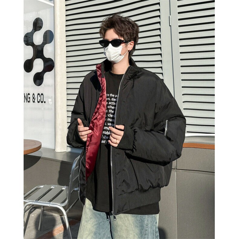 飞行员夹克棉服男款cleanfit高级感美式立领棉衣外套M0987-P118,男装夹克,星座308B-2