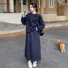 新品休闲运动套装裙两件套2C212-G22-P135-K198，女装套装/套裙，2C212