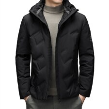 棉衣男士外套秋冬短款厚款棉袄冬装连帽羽绒棉服SNNYR20702-P195,男装羽绒服,电商B212（原钱塘6029）