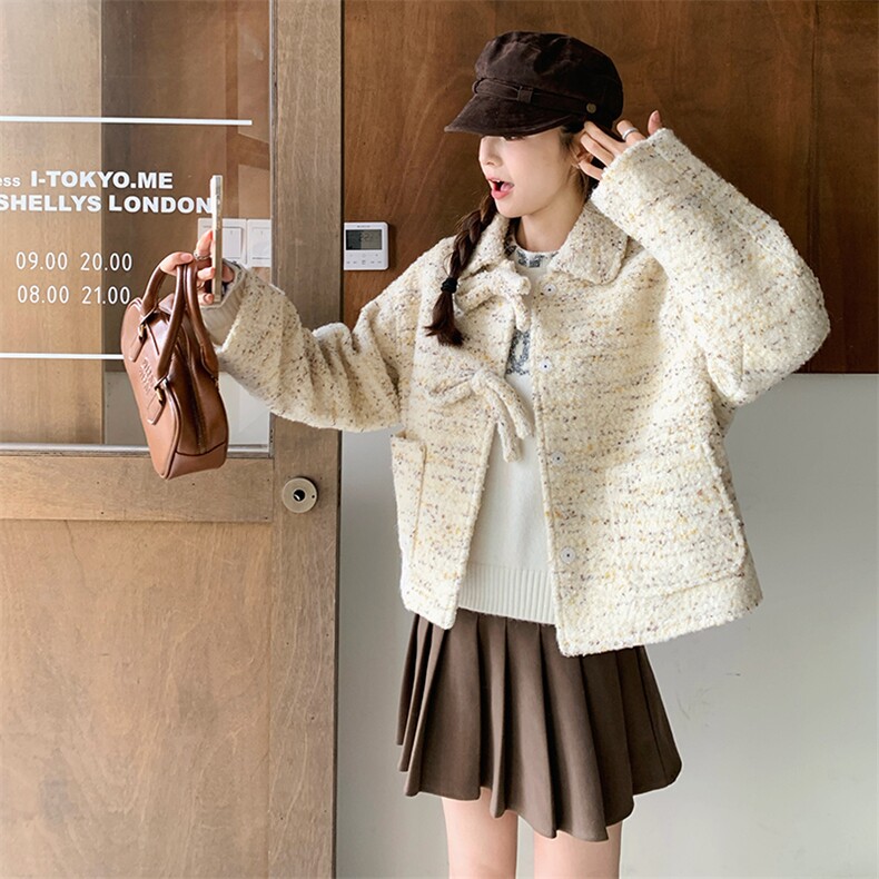 2024【新款现货】小香毛呢外套082-6663P180K258,女装毛呢外套,浙宝192（原082）
