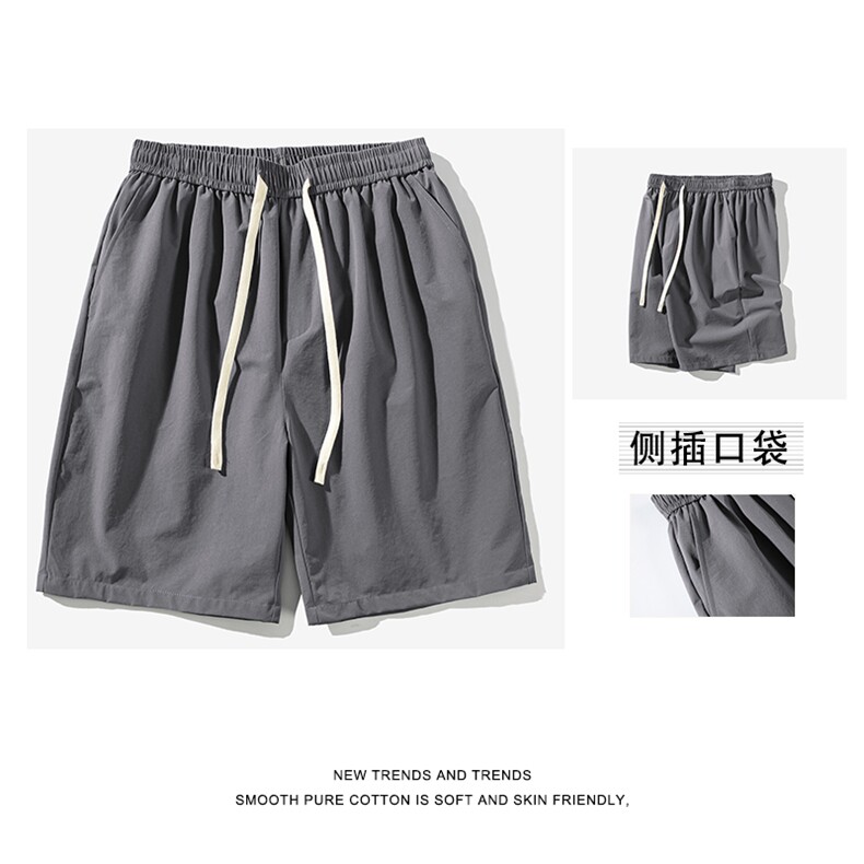 休闲短裤男生夏季宽松弹力五分短裤直筒运动裤子男XD2320特批28图片