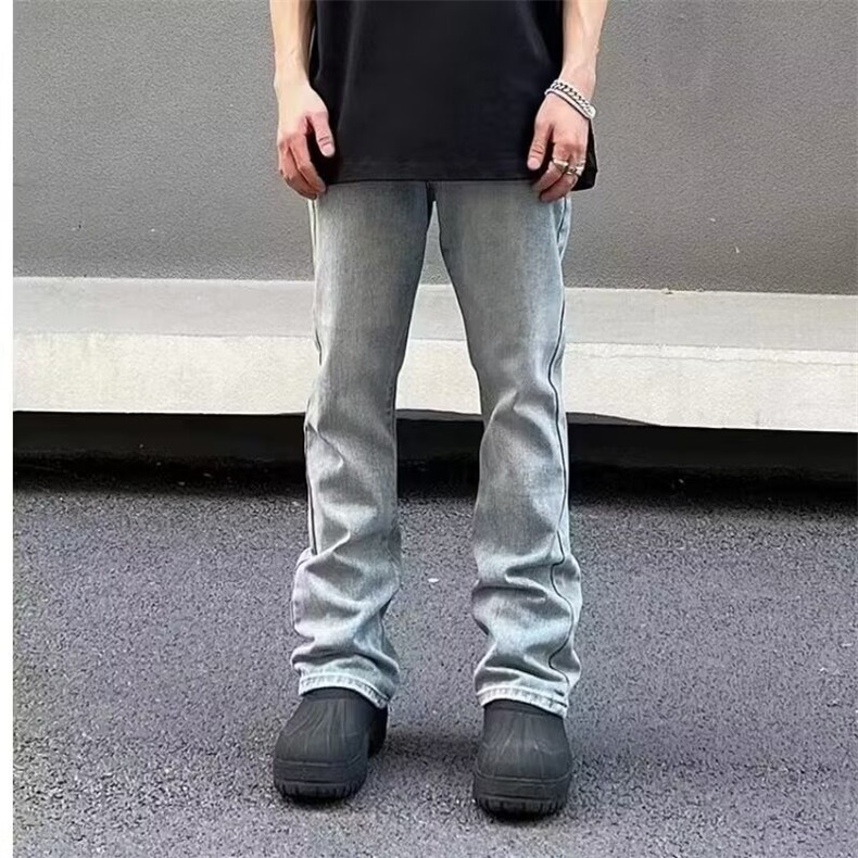 707原版质量黑色P21灰色浅蓝色黄泥色蓝色P29微喇牛仔裤,男装牛仔裤,星座506A