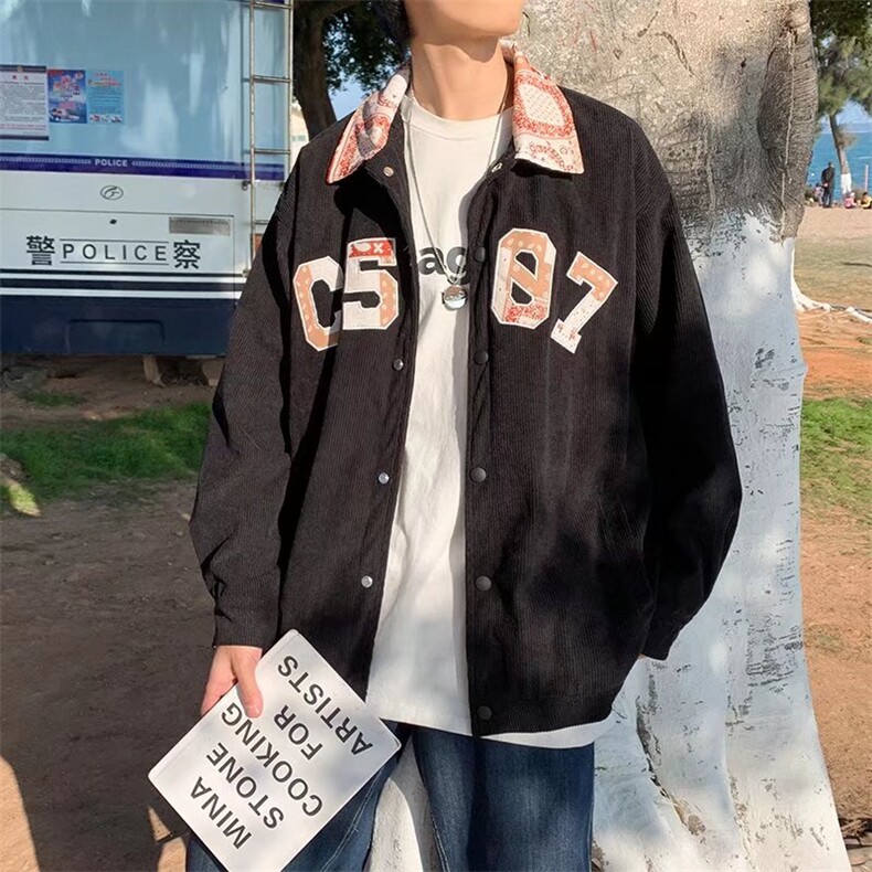潮流夹克潮男春季双层灯芯绒外套YT51P57,男装夹克,星座1116-2