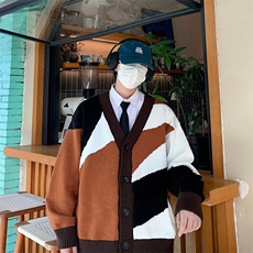 美式圆领毛衣男慵懒风休闲针织衫X7028P48，男装针织衫/毛衣，星座1116-2