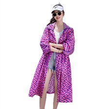 防晒衣女夏季2025新款长款长袖宽松透气洋气时尚印花罩衫防晒衫，女装防晒衣，帛香坊