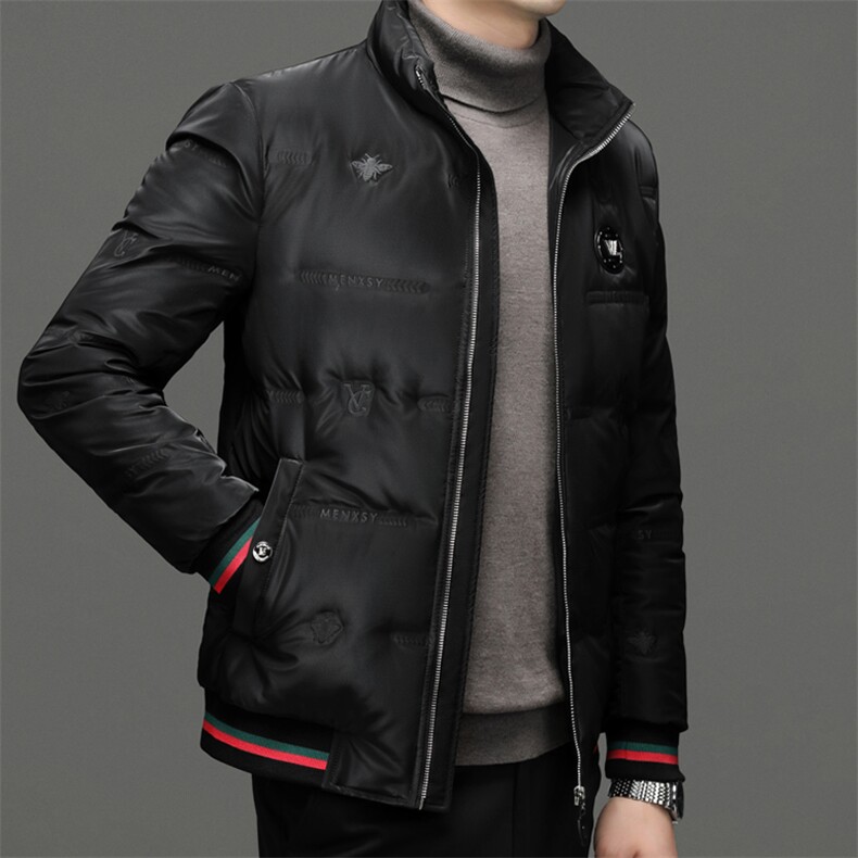 DF8828钱塘2020-2商务百搭简约厚款新款中年男士羽绒服P230,男装羽绒服,钱塘207-2