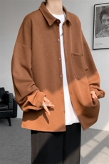 衬衫男秋季新款港风宽松提花长袖衬衣CS026-P42(现货），男装衬衫，星座214-3
