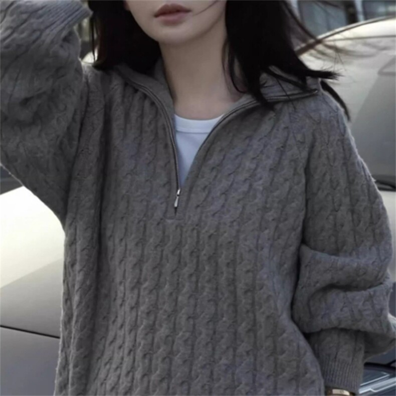 2025年秋季时尚百搭通勤简约休闲羊毛衫，女装羊毛衫，锦弘羊绒