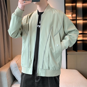 春季新款纯色冲锋衣宽松大码夹克男A157B-J238-特P55图片