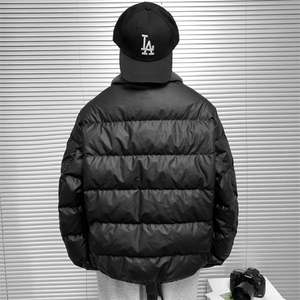 高品质欧货白鸭绒免洗皮面时尚休闲夹克羽绒服外套P208控288Y1811图片