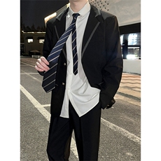 英伦风西装套装男潮流时尚潮流制服西服外套男JKW72，男装西服套装，星座516A