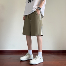 ！2025夏季新款男士冰丝短裤垂感运动五分裤DK340特P25控49，男装休闲裤，电商B220