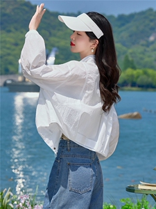 薄款防晒衣女2026新款夏季休闲宽松立领小个子轻薄透气上衣图片