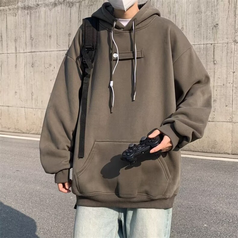 情侣卫衣男连帽百搭宽松上衣春秋季潮牌学生男士外套WY170P38,男装卫衣,星座410-2