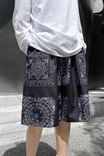 印花短裤宽松夏季男士5分冰丝沙滩宽松休闲裤A125-6610-P25，男装牛仔裤，电商A125