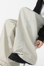 8XL-M工装裤男秋季日系男直筒宽松阔腿休闲弯刀裤子男K9177P65，男装工装外套，电商D206-1
