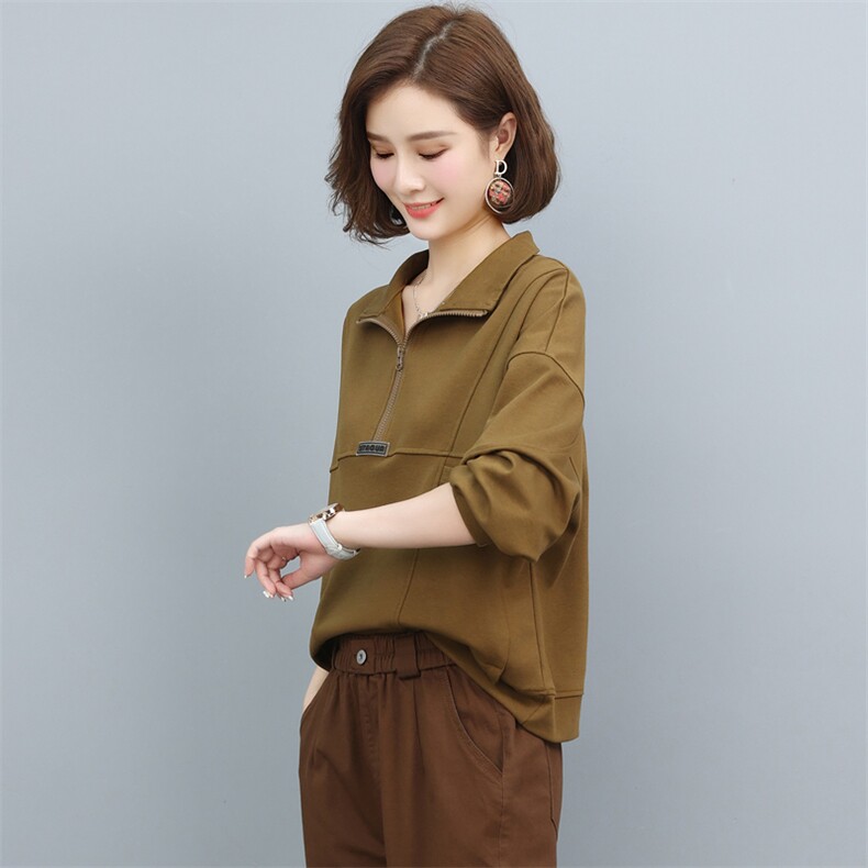 三年不下架(2024年新款)秋冬春棒球服卫衣女宽松显瘦收腰立领女,女装卫衣/绒衫,璐依舞