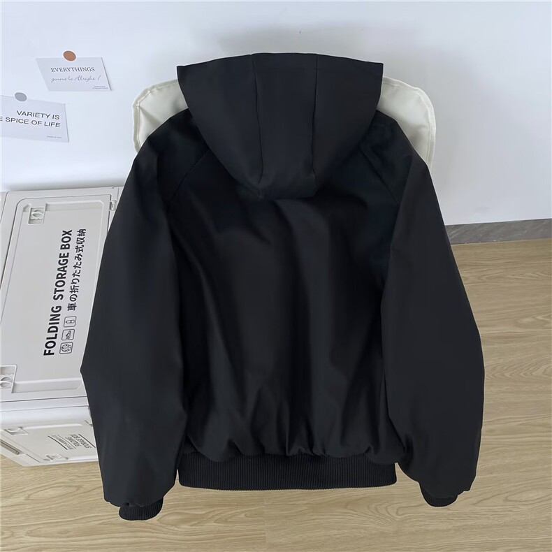 粉墨两穿皮草外套棉衣女冬季慵懒风棉袄休闲冬衣连帽棉服上衣袄子,男装棉衣,星座506A