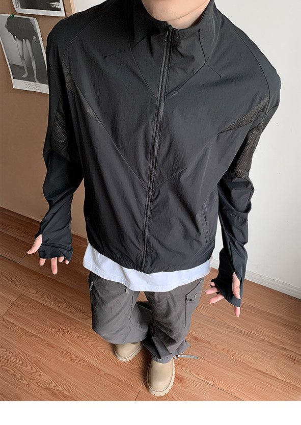 高端时尚休闲原版弹力面料防晒,男装防晒衣,四季星座505