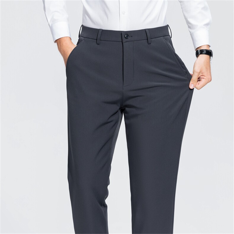 K5120-P85男士平腰鹅绒西裤弹力锦氨复合面料29-40码90绒，男装西裤，电商A211