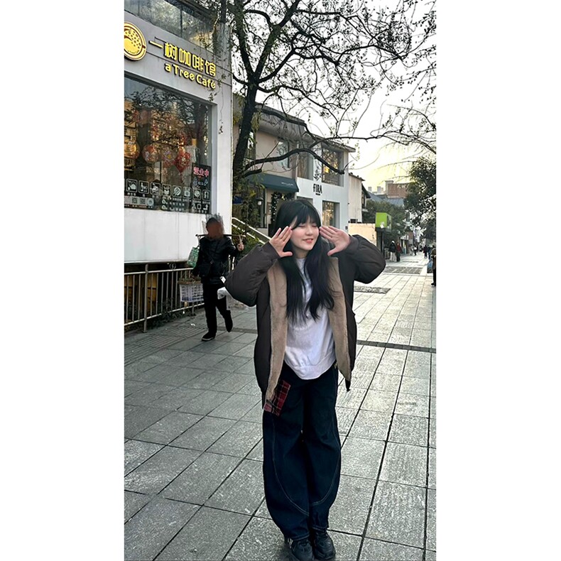 两面穿现货重磅短款座山雕棉衣男女双面穿毛毛绒棉服加厚外套,男装棉衣,电商A486