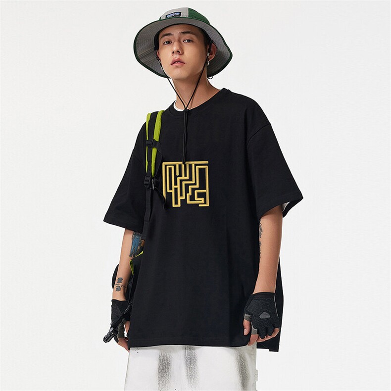 韩版潮流短袖230g重磅纯棉夏季短袖t恤男半袖男TX2033-TP25,男装T恤,电商A089-1