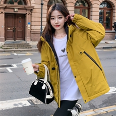 现货秒发2024冬装新款加厚韩版保暖棉衣棉服冲锋衣外套，女装棉衣/棉服，星宇服饰