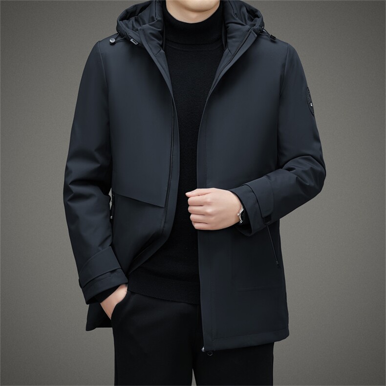 BZ22967钱塘2020-2时尚简约百搭冬季厚款中年男士羽绒服P315,男装羽绒服,钱塘207-2