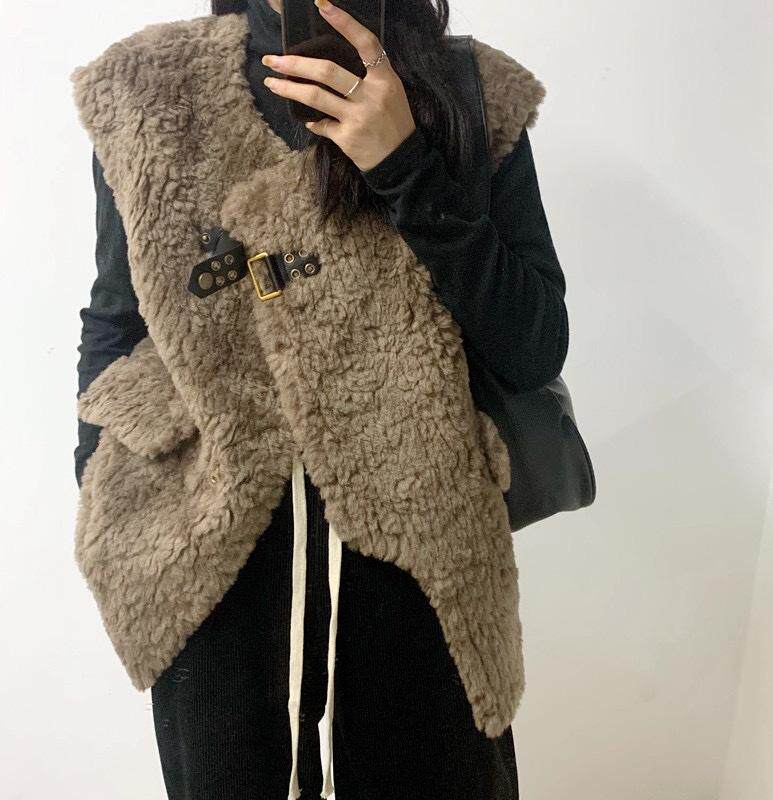 皮毛马甲，女装马甲，麦缇诺