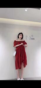 夏季新款性感花边一字肩洋气连衣裙图片