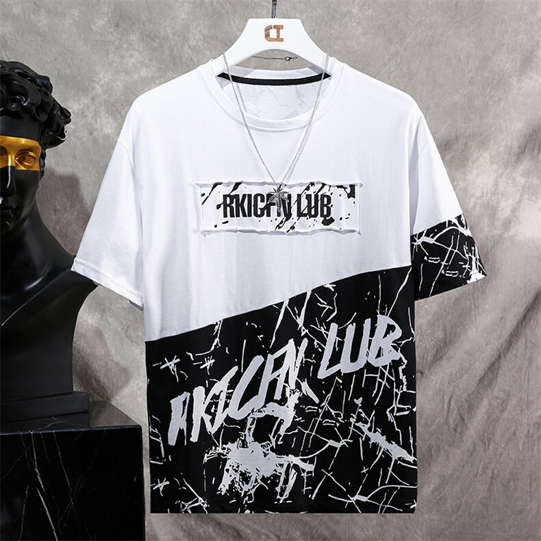 有利20短袖套装夏季新款韩版潮流上衣服运动休闲T恤TZ24-P55,男装休闲套装,星座209-2