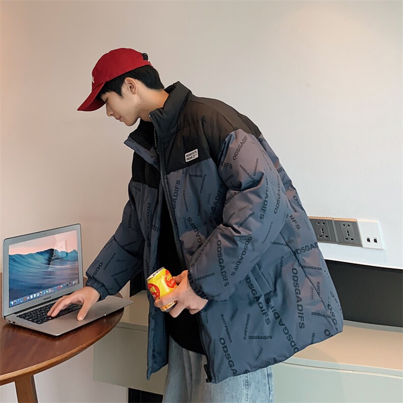 纯色文艺棉衣潮流气质新款棉服日系立领棉袄外套PL02310B-1-P70,男装棉衣,星座310B-1