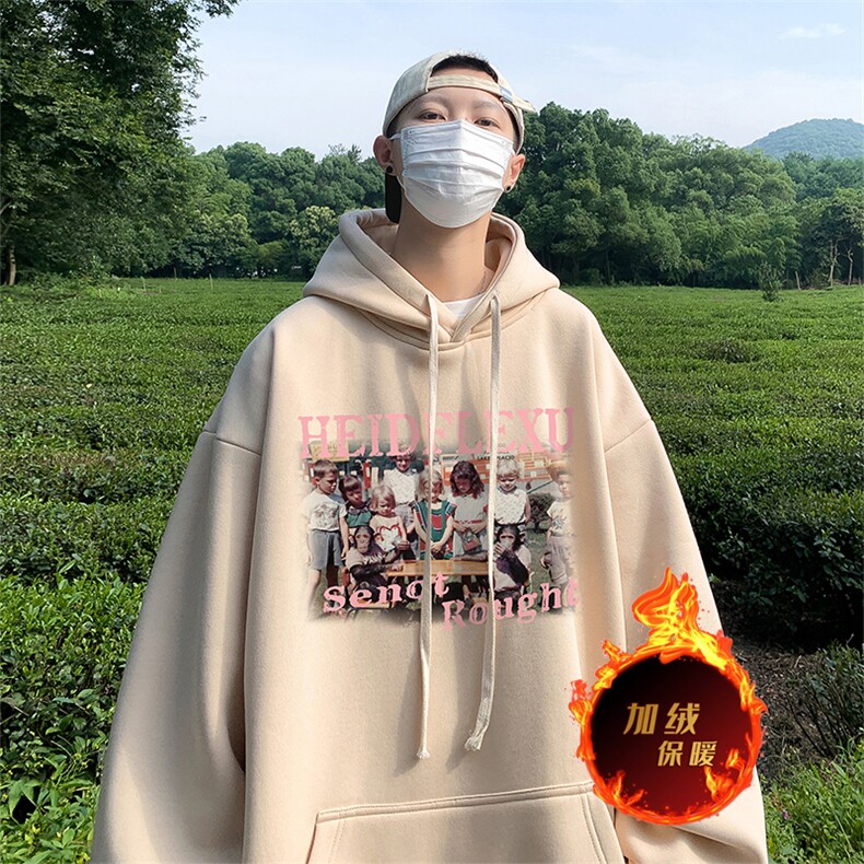 500克重磅秋冬美式加绒加厚卫衣外套DL1581常规特P35加绒特40,男装卫衣,电商A486