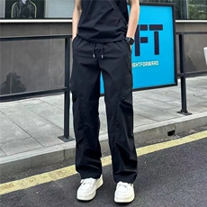1506-1/KK081/P322026春季潮流高级感设计工装休闲裤百搭褶皱长裤，男装工装外套，星座1506-1