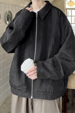 港风大皂风夹克男女大码夹克男情侣百搭外套男JK8742P75控108，男装夹克，星座226-1