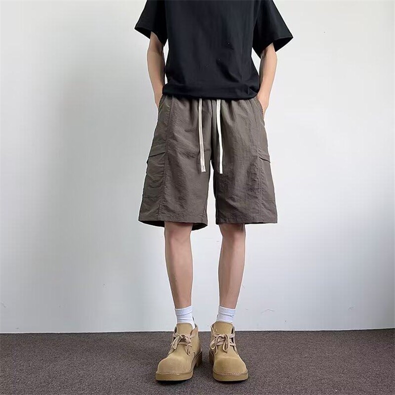 休闲短裤男士韩版潮流高街帅气百搭2025夏季ins五分裤K6310-P30,男装休闲裤,星座412-2