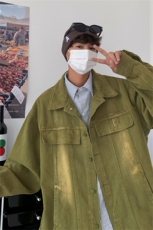 2024秋冬复古做旧牛仔外套男宽松港风嘻哈百搭牛仔衣ins潮，男装工装外套，星座505-2（原电商A260-1)