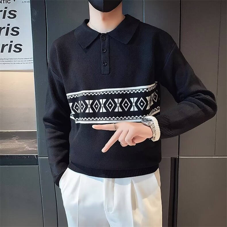美式毛衣男慵懒风休闲针织衫S576P45,男装针织衫/毛衣,星座1116-2