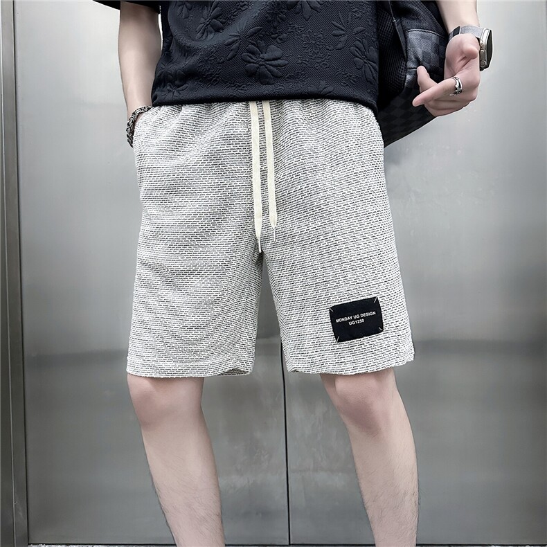 休闲短裤男直筒痞帅高级感五分裤社会小伙301C-DK25-P48控68,男装牛仔裤,星座301C（原B323）