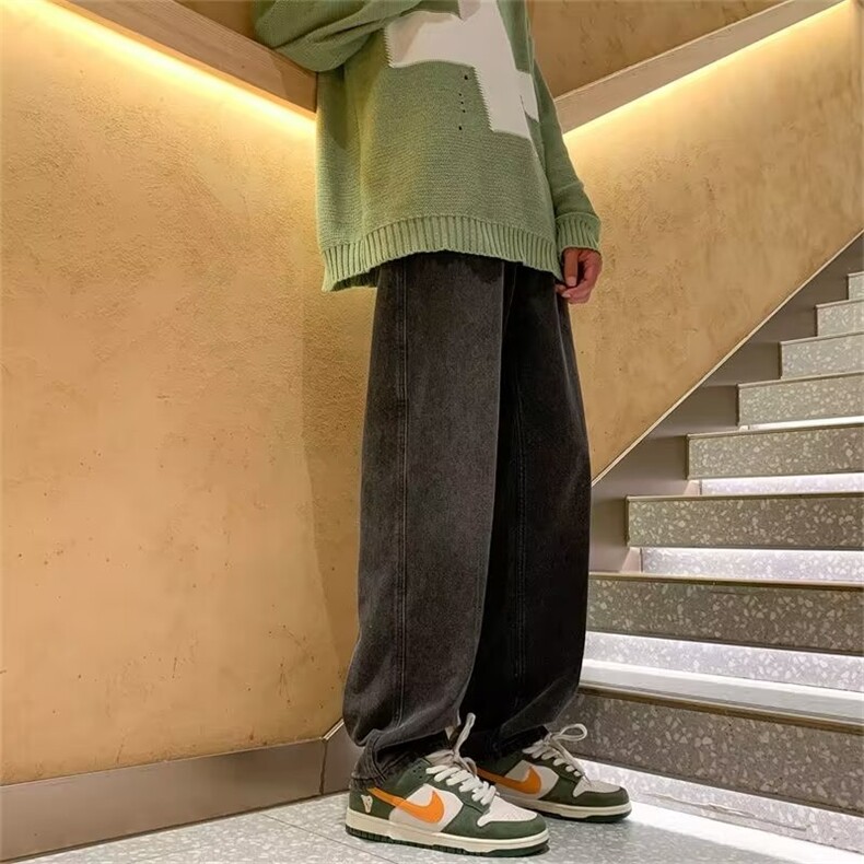 牛仔裤男春季潮大码休闲裤子高街M5051P36,男装牛仔裤,星座1116-2