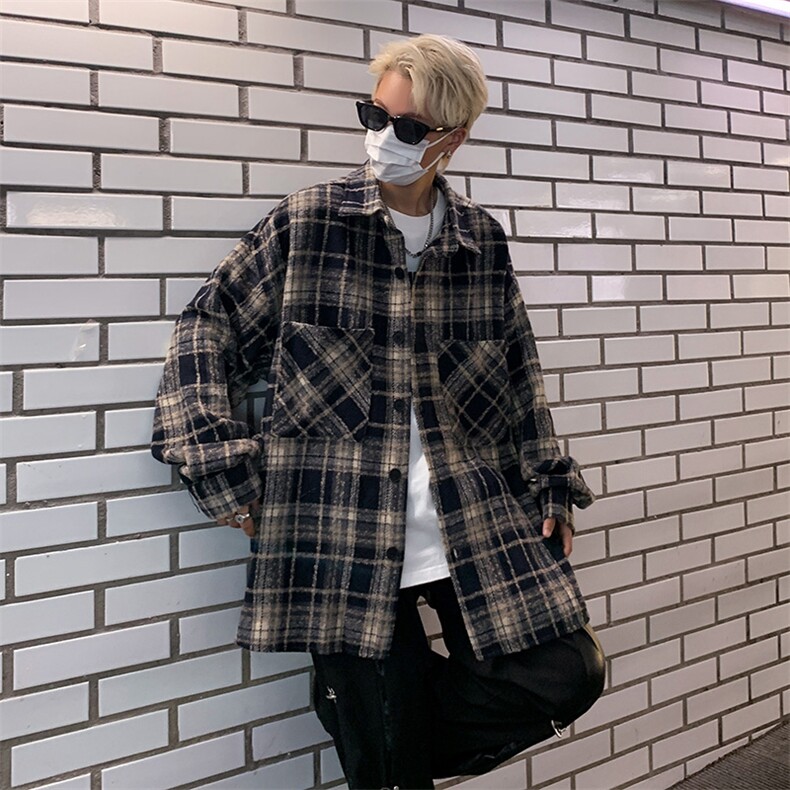 秋季百搭夹克小香风工装男外套上衣 A071-C68-P68图片