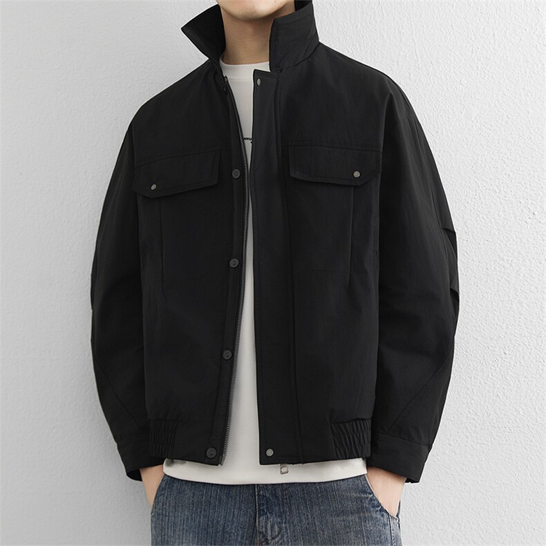 标90绒】翻领羽绒服男秋冬季2025新款短款外套图片