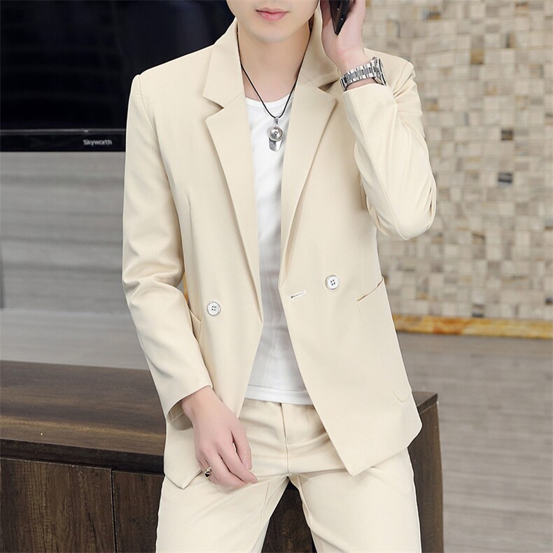 T2203-P1402025秋季时尚男士西装双排扣西服西裤两件套装,男装西服,星座507A（原星座306B-2）