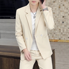 T2203-P1402025秋季时尚男士西装双排扣西服西裤两件套装，男装西服，星座507A（原星座306B-2）