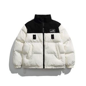 2026冬季新款男日系潮牌拼色宽松休闲棉服加厚外套MY378-F146图片