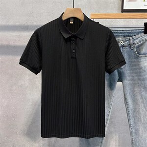 男春季潮韩版宽松百搭情侣冰丝短袖针织衫T539P32图片