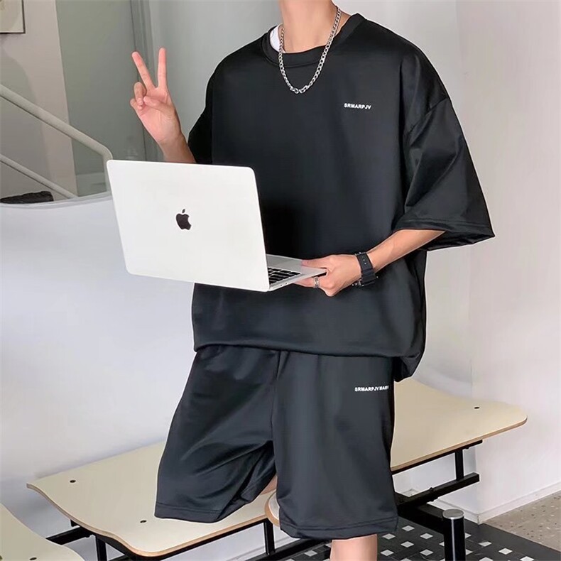 春夏新款短裤短袖套装SD05P35,男装休闲套装,星座1116-2