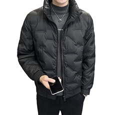 AK87810钱塘2020-3时尚休闲冬季厚款简约中年男士羽绒服P140，男装羽绒服，钱塘207-3